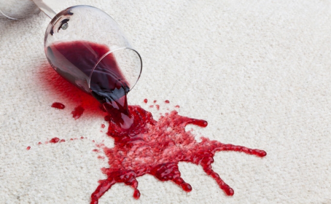 mancha vino tinto