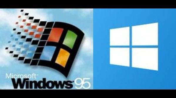 windows 95 y windows 10
