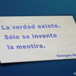 Cita sobre la mentira de Gerorge Braque
